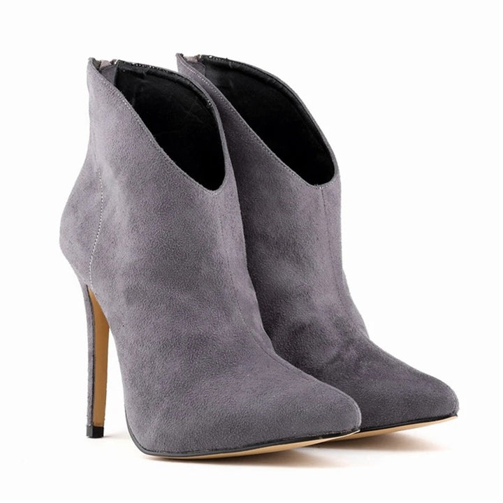 Plunge Vamp Stiletto Boots