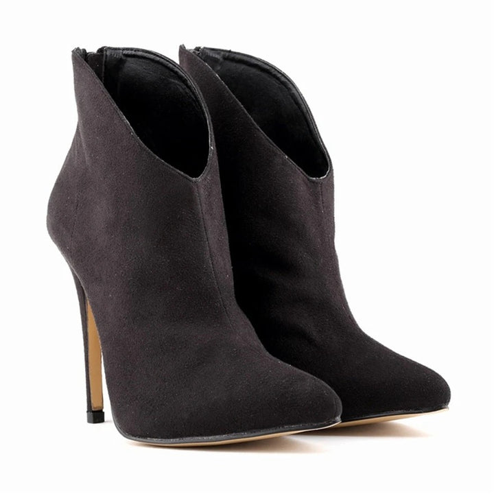 Plunge Vamp Stiletto Boots