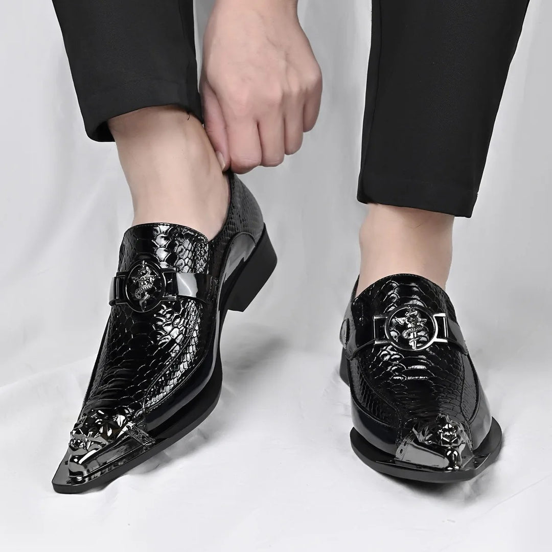 Viper Croc Dress Loafers