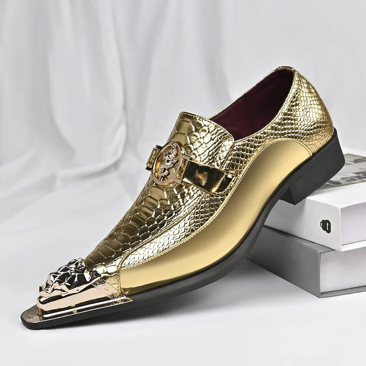 Viper Croc Dress Loafers
