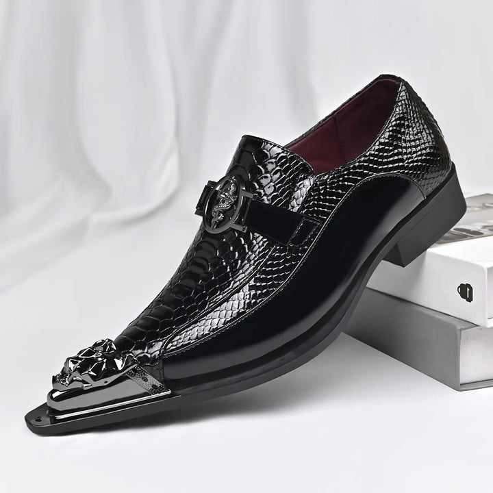 Viper Croc Dress Loafers
