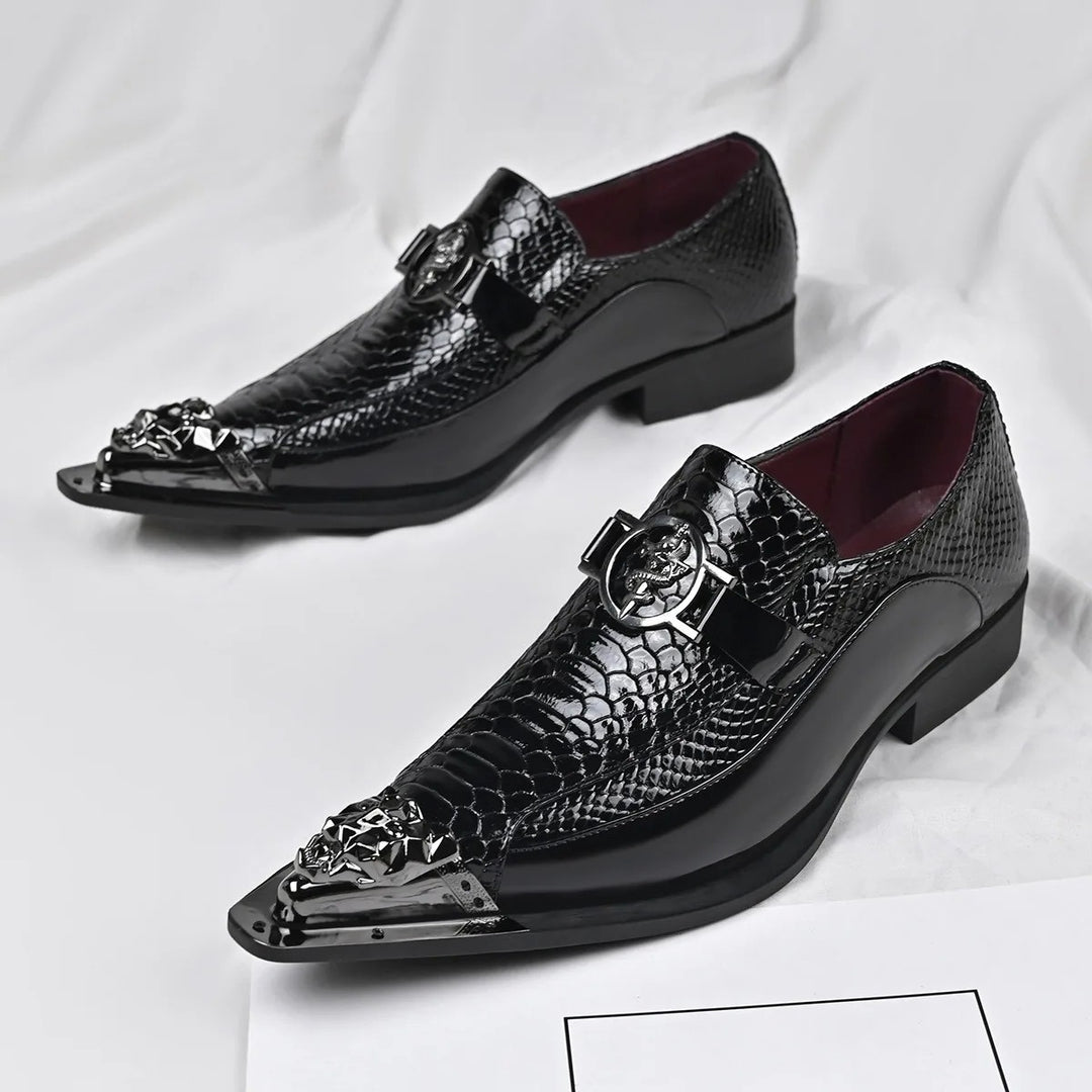 Viper Croc Dress Loafers