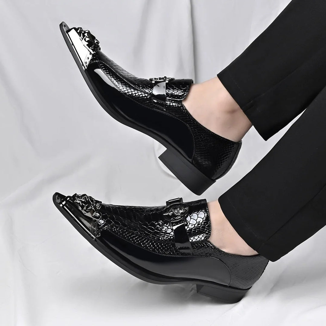 Viper Croc Dress Loafers