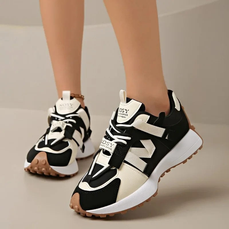 Varsity Strap Retro Sneakers
