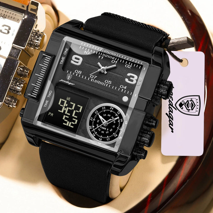 Cockpit Triple-Time Watch