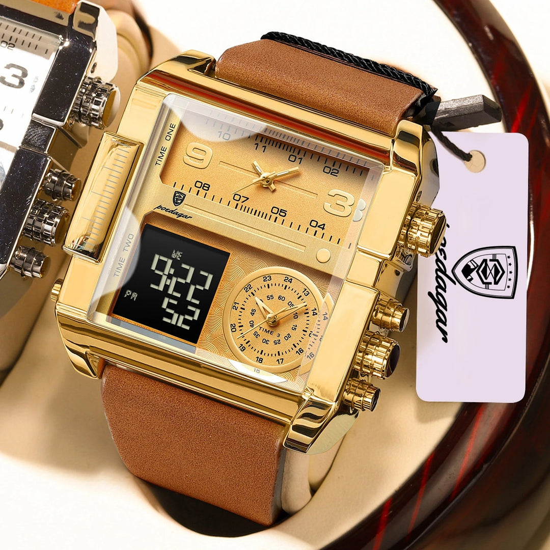 Cockpit Triple-Time Watch