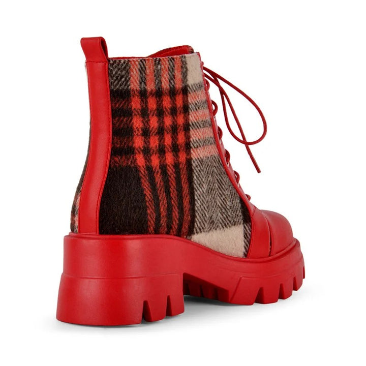 Prudence Plaid Boots