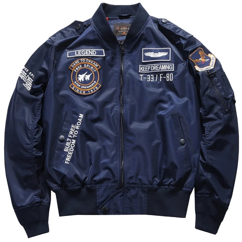 Squadron Patch Bomber Jacket
