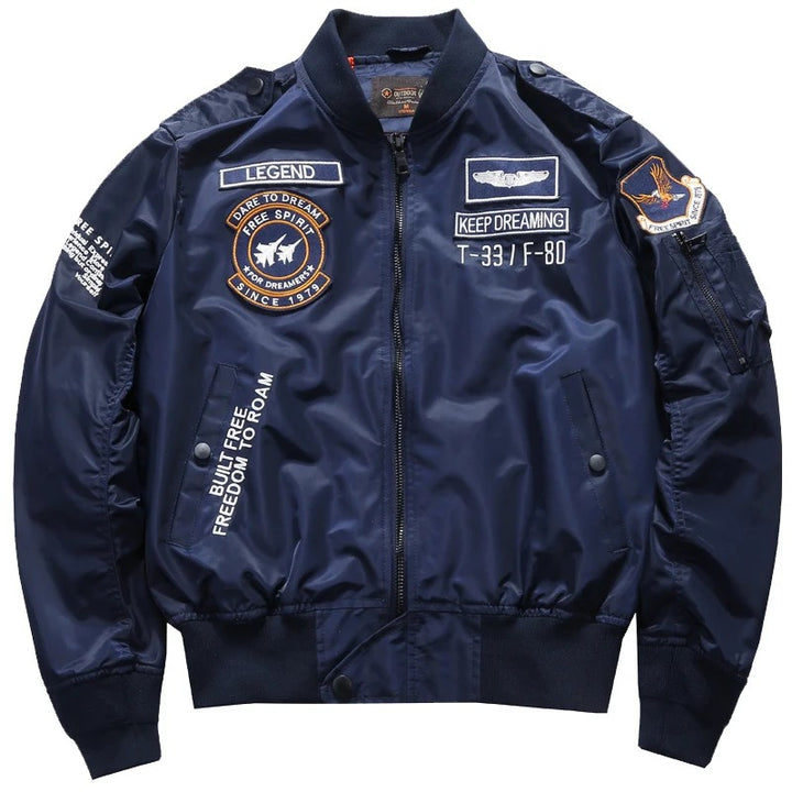 Squadron Patch Bomber Jacket