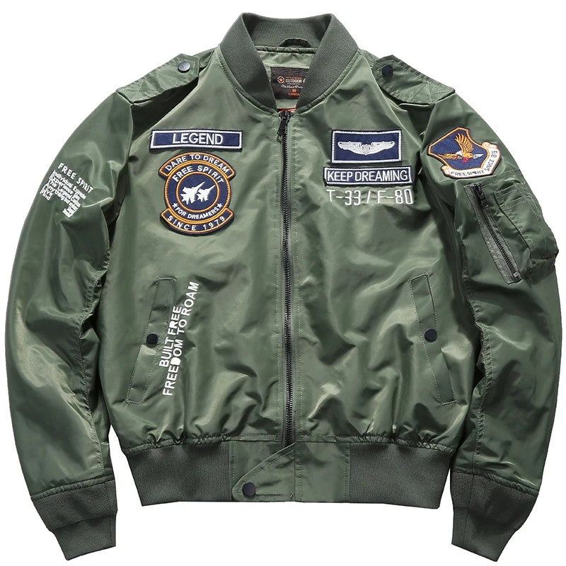 Squadron Patch Bomber Jacket