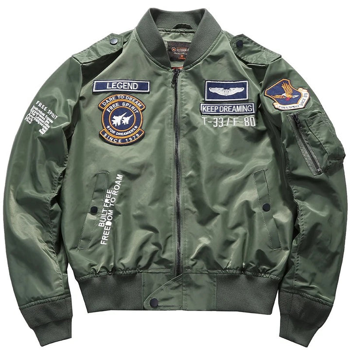 Squadron Patch Bomber Jacket