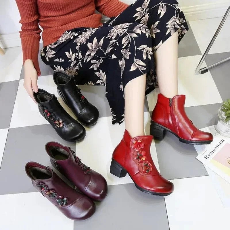 Fiorenza Blossom Ankle Boots