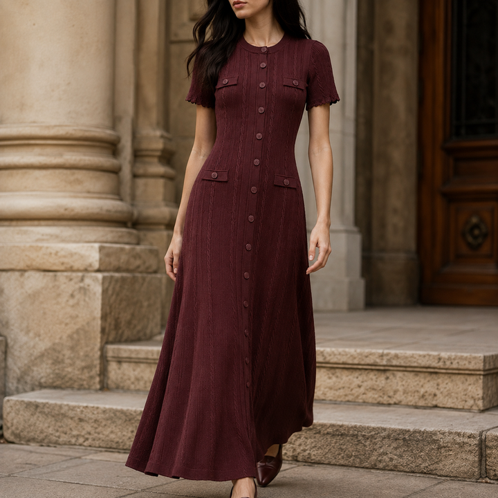 Delphine Cable Knit Dress