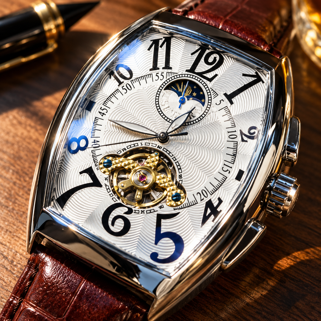 Barrel Tourbillon Automatic Watch