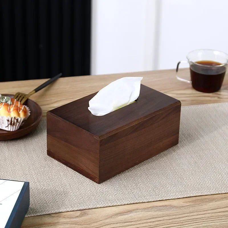 Noce Walnut Tissue Box