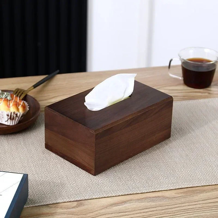 Noce Walnut Tissue Box