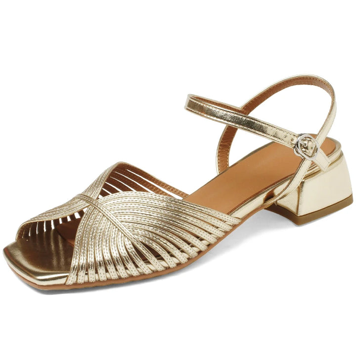 Raggiera Leather Sandals