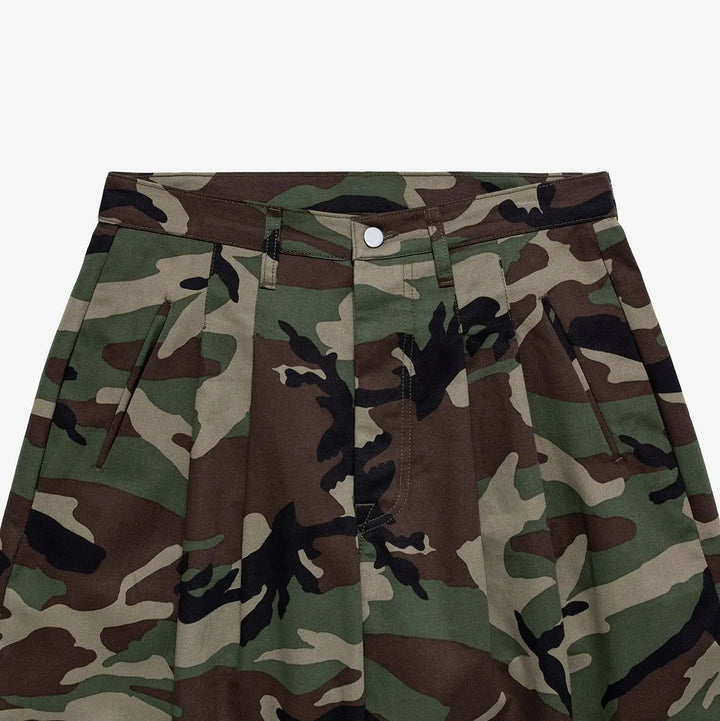 Chameleo Wide-Leg Cropped Trousers
