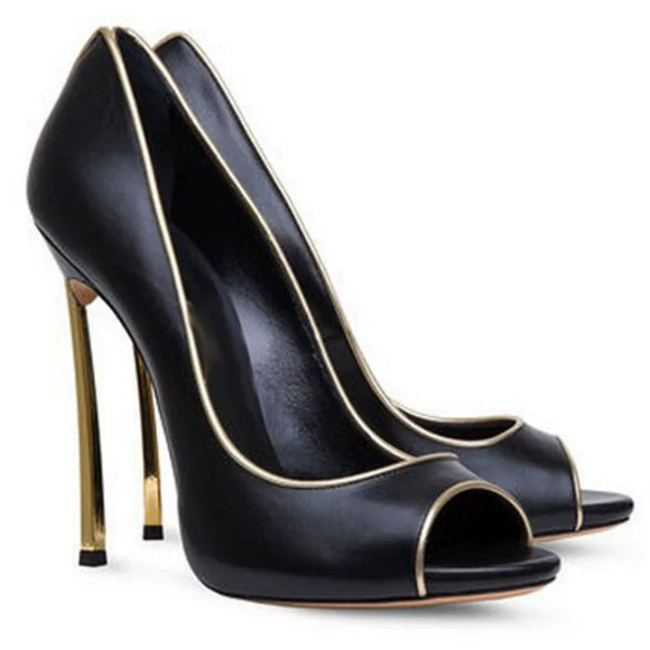 Paola Peep-Toe Pumps