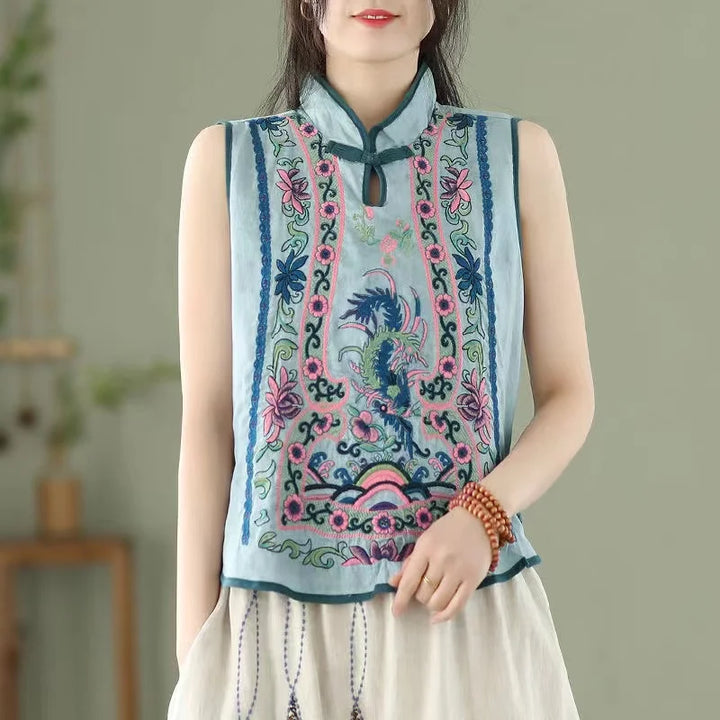 Fenice Phoenix Embroidered Vest