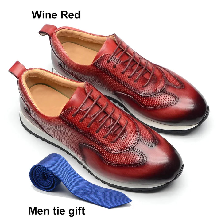 Lucano Leather Oxford Sneakers