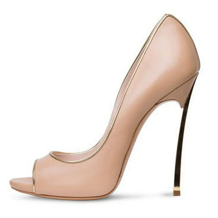 Paola Peep-Toe Pumps