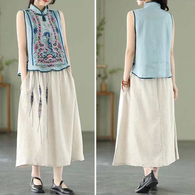 Fenice Phoenix Embroidered Vest