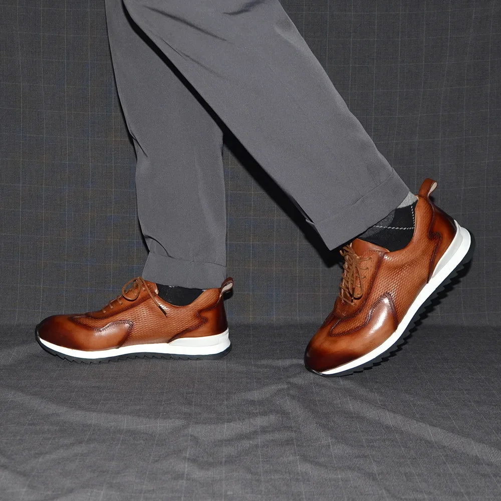 Lucano Leather Oxford Sneakers