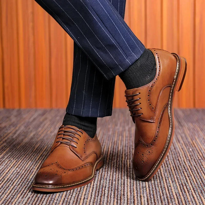 Pavone Wingtip Brogue Derbies