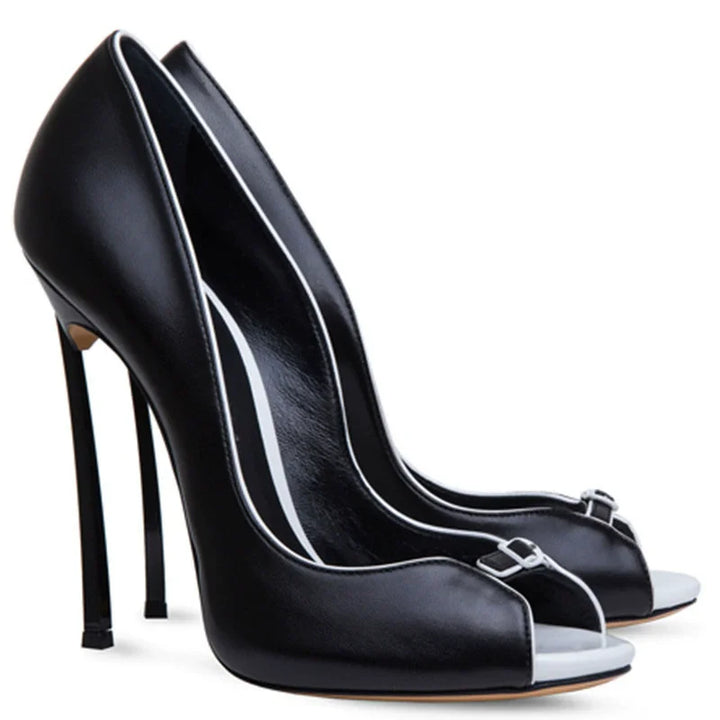 Paola Peep-Toe Pumps