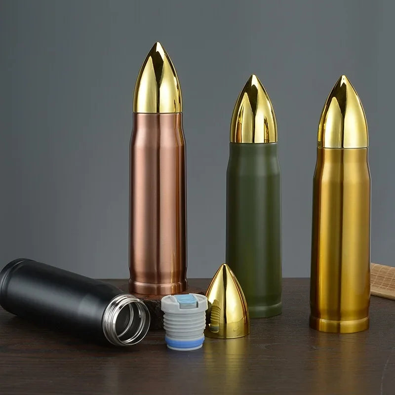 Caliber Bullet Thermos Bottle