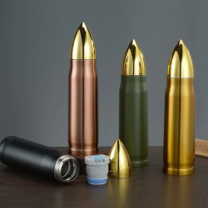 Caliber Bullet Thermos Bottle