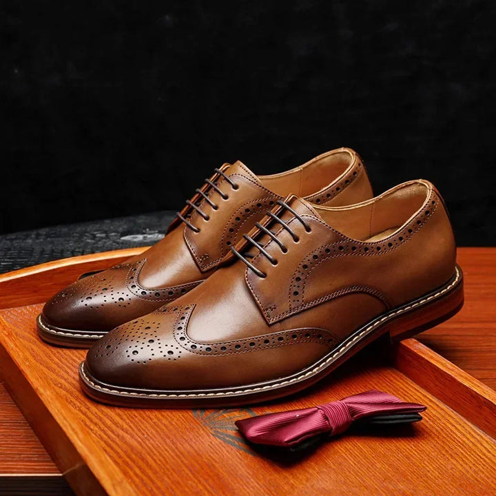 Pavone Wingtip Brogue Derbies