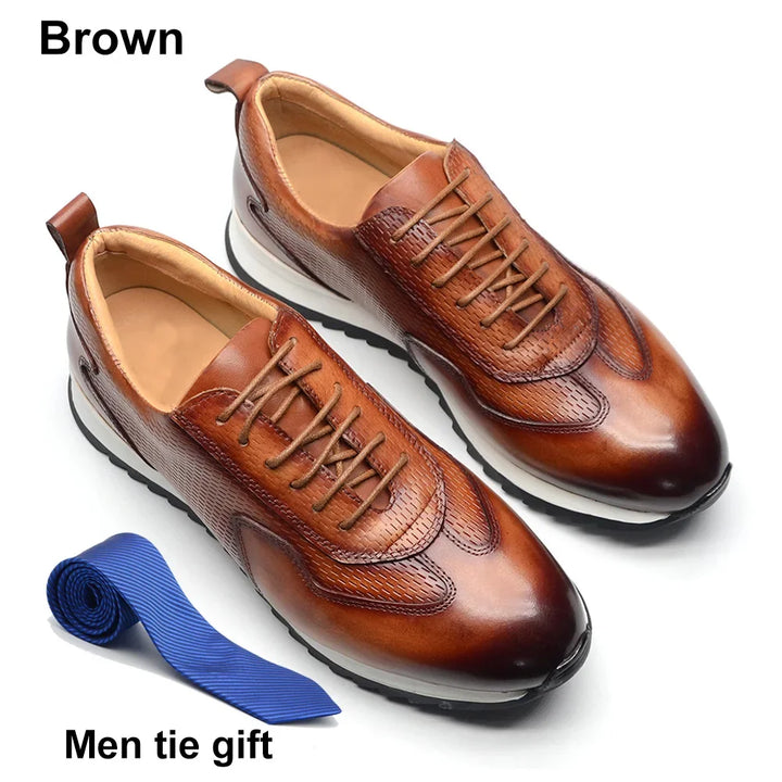 Lucano Leather Oxford Sneakers