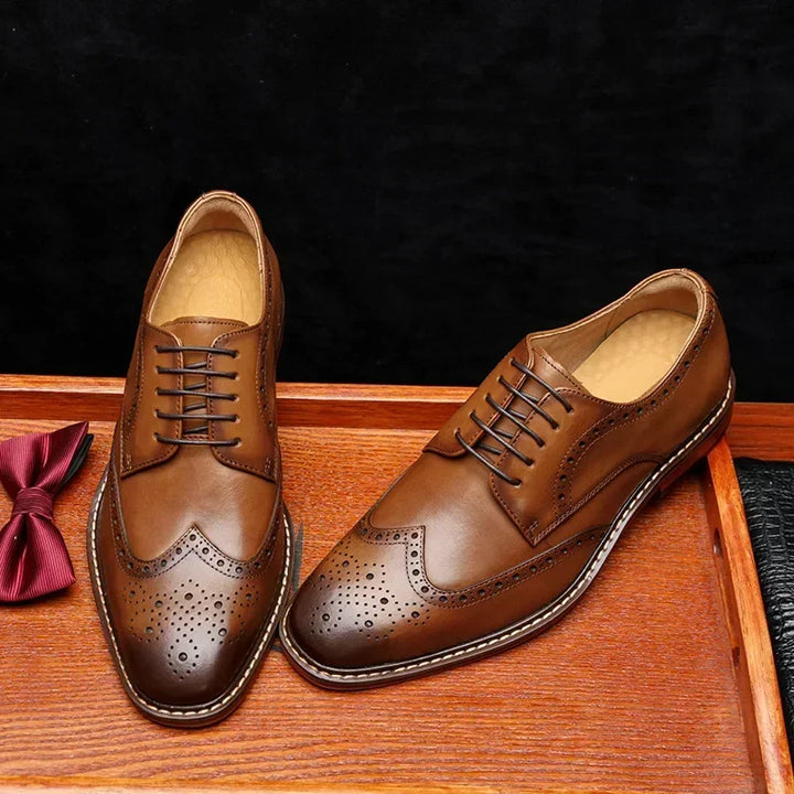Pavone Wingtip Brogue Derbies