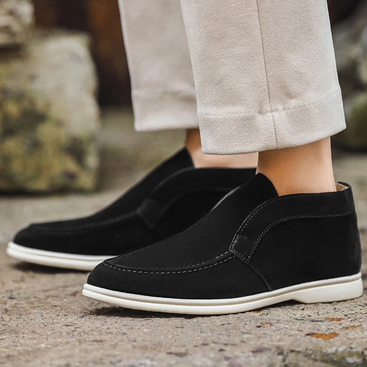 Camoscio Suede Slip-On Loafers