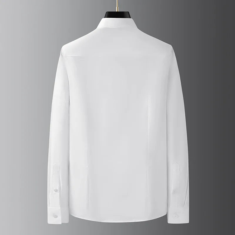 Tricolore Ribbon Dress Shirt