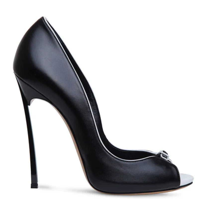 Paola Peep-Toe Pumps
