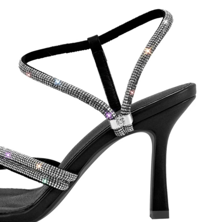 Brillante Crystal Strappy Sandals