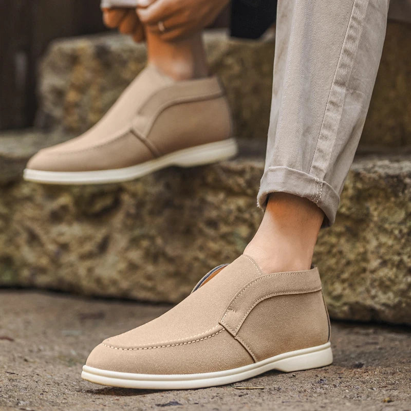 Camoscio Suede Slip-On Loafers