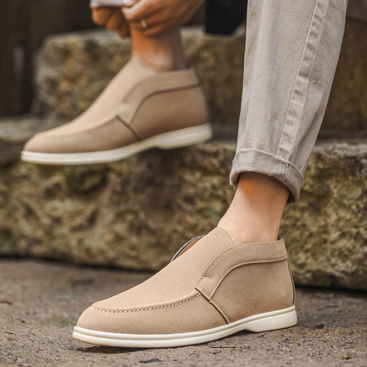 Camoscio Suede Slip-On Loafers