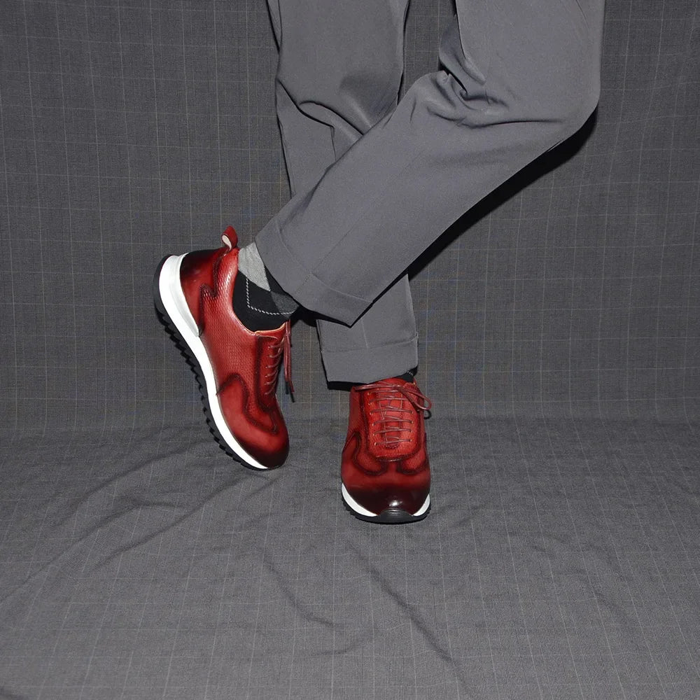 Lucano Leather Oxford Sneakers