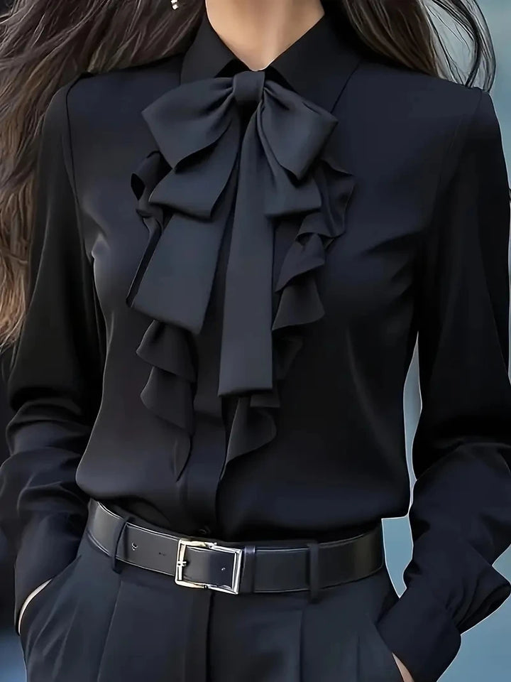 Vittoria Bow Ruffle Blouse