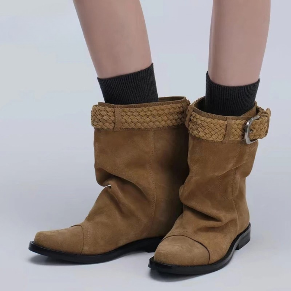 Saddler Woven Belt Boots