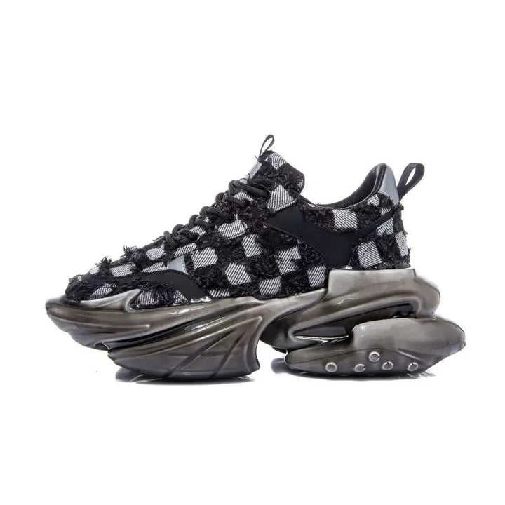 Damiera Checkered Platform Sneakers