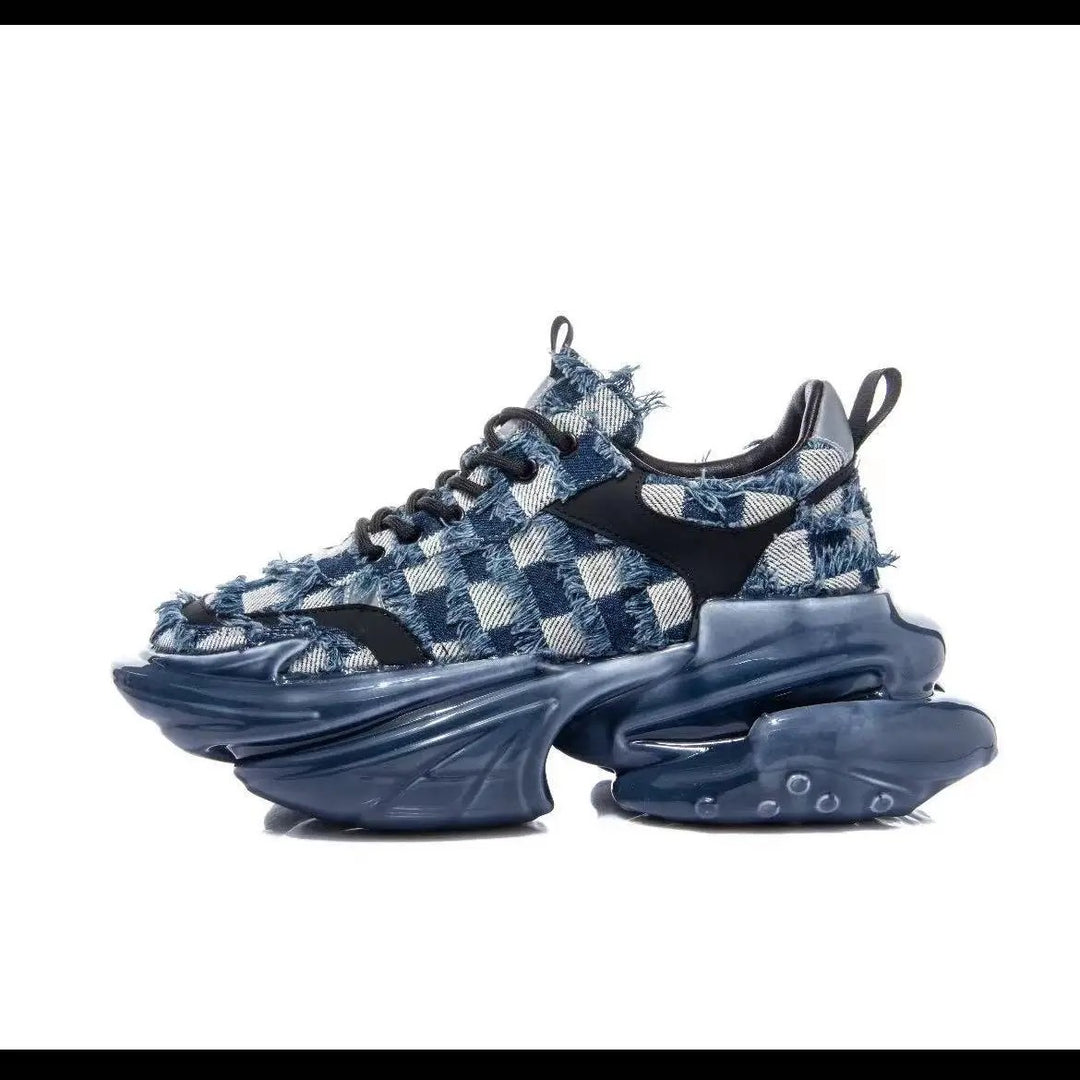 Damiera Checkered Platform Sneakers