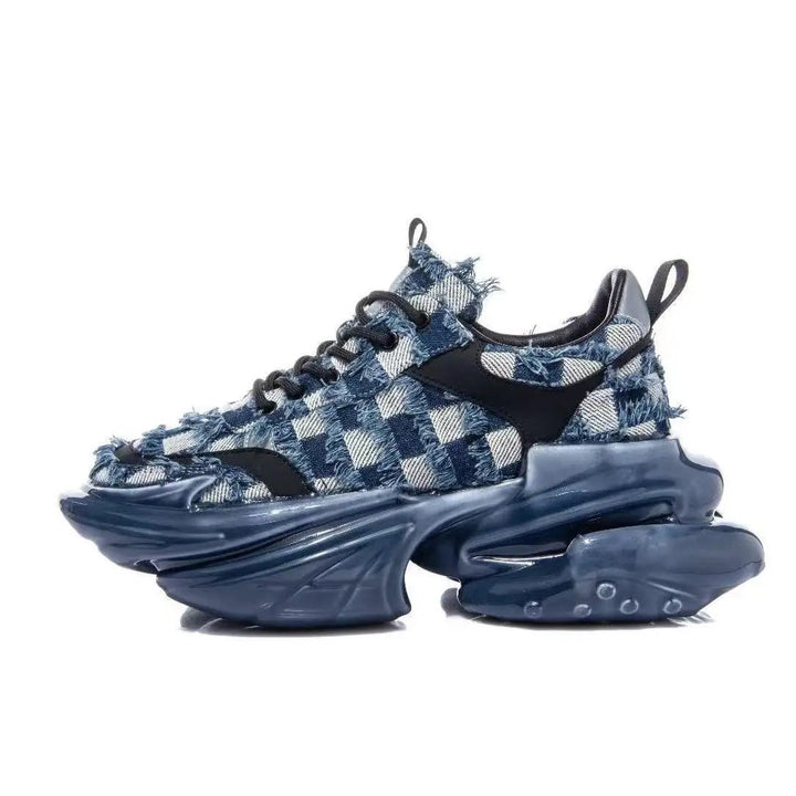 Damiera Checkered Platform Sneakers