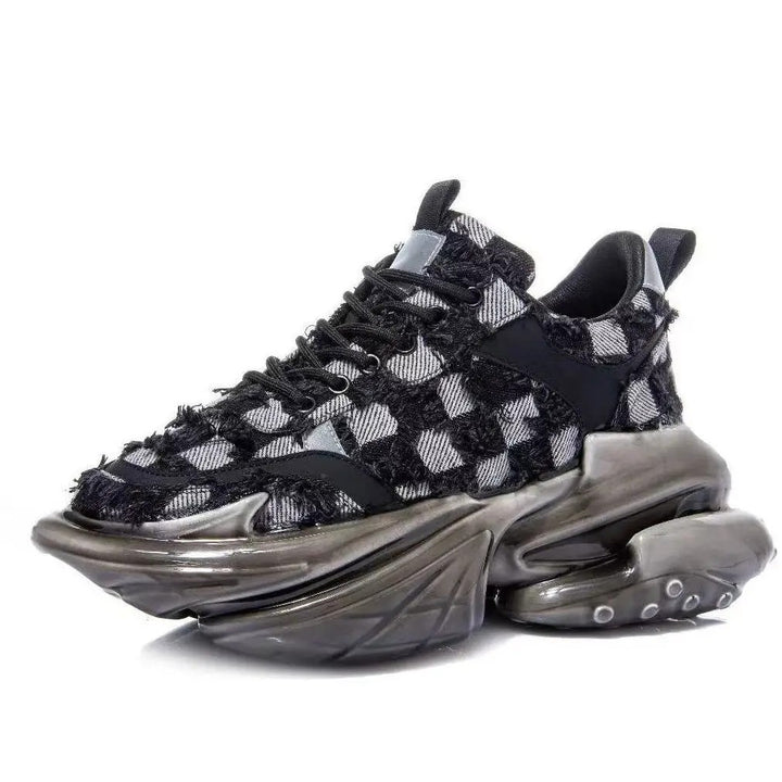 Damiera Checkered Platform Sneakers