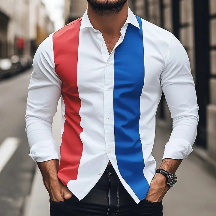 Portico Vertical-Stripe Shirt