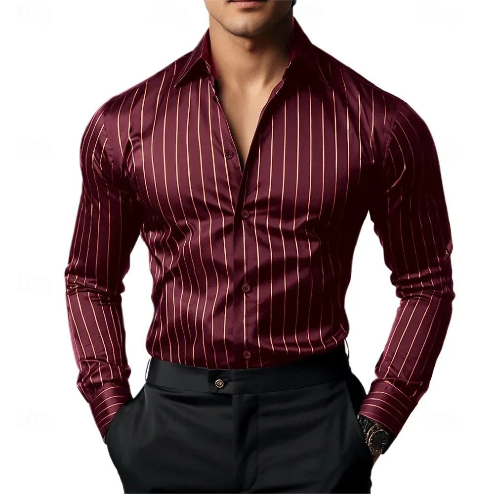 Portico Vertical-Stripe Shirt